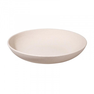 Zuperzozial assiette Deep Bite 22,5 cm bambou / fibre de maïs blanc