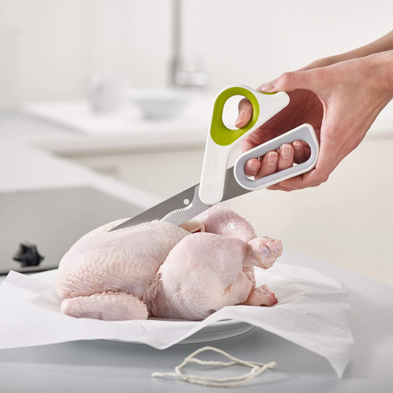 Joseph Joseph Kitchen Scissors Powergrip22 X 9 Cm Stainless Steel White Green Internet Outdoorshop